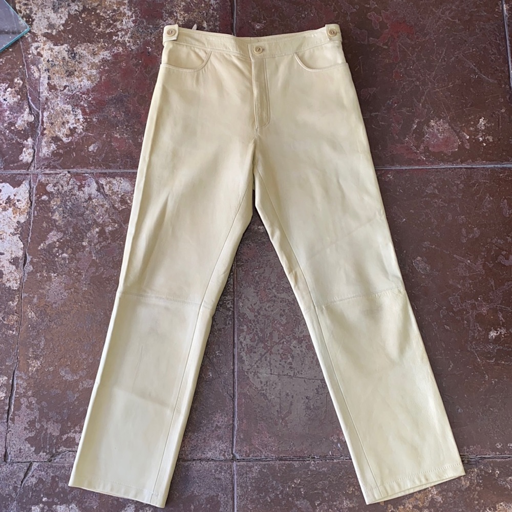 Versace Leather Pants SZ 32